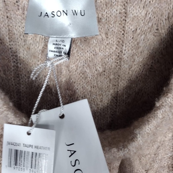 Jason Wu Cozy Knit Wide-Leg Pants in Beige size L brand new W - Picture 6 of 9